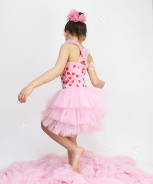 Pink Polka Tutu Dress
