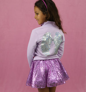 Angel Sweat-Jacket / Lilac