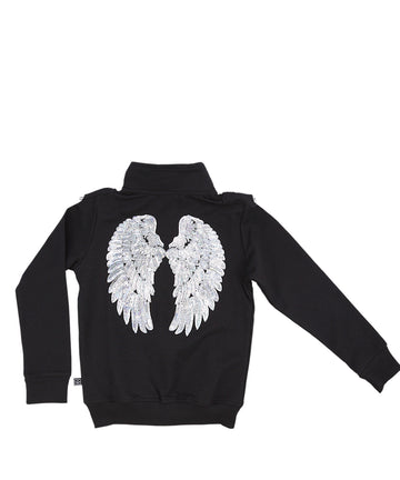 Angel Sweat-Jacket / Black