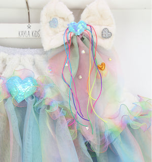 Aria Hearts Hair Clips