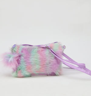 Macaron Faux Fur Bag