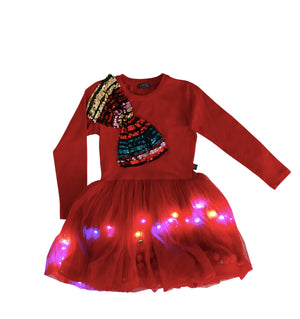 Bowtastic Lights Tulle Dress