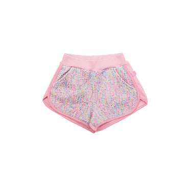 Bubblegum Sequin Shorts