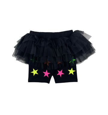 Let's Go Disco Midi Tutu Shorts