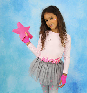 Grey Stars Tutu Leggings