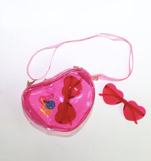 Heart PVC Clear Bag