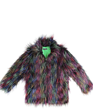 Funky Chunky Faux Fur Coat