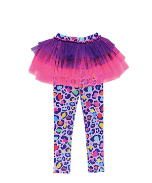 Lively Leopard Tutu Leggings