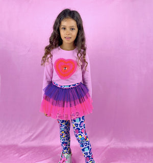 Lively Leopard Tutu Leggings