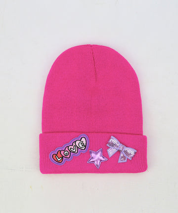 Love Beanie / Hot Pink