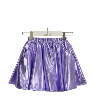 Lilac Metallic Skirt
