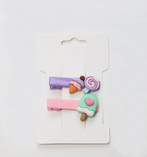 Candy Hair Clips / Set of 2