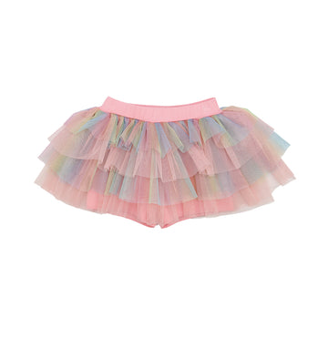 Peach Melba Mini Tutu Shorts