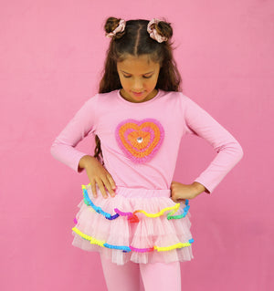 Pinkie Pompoms Tutu Leggings