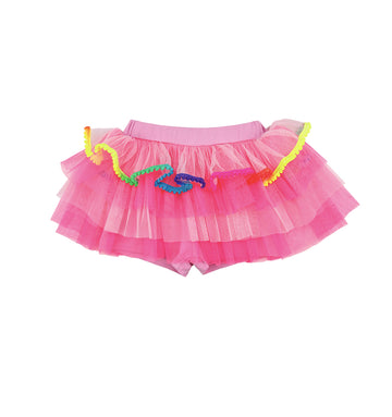 Pompom Mini Tutu Shorts