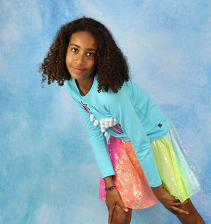 Roxy Rainbow Sequin Skirt