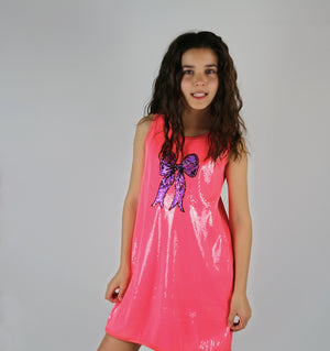 Bow Sequin Dress