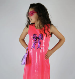 Bow Sequin Dress