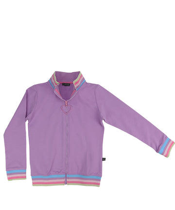Sweet Lily Full Zip Sweat-Jacket