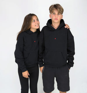 Kayla Teens - Star Hoodie / Black