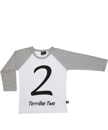 Terrible Two / Raglan White