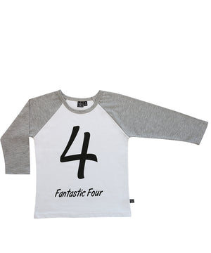 Fantastic Four / Raglan White