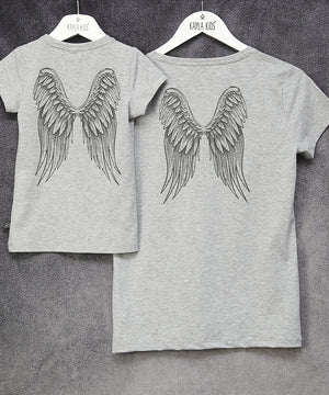 Angel Mummy T-shirt / Grey