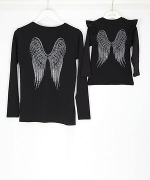 Angel Mummy T-shirt / Black
