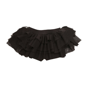 Black on Black Mini Tutu Shorts