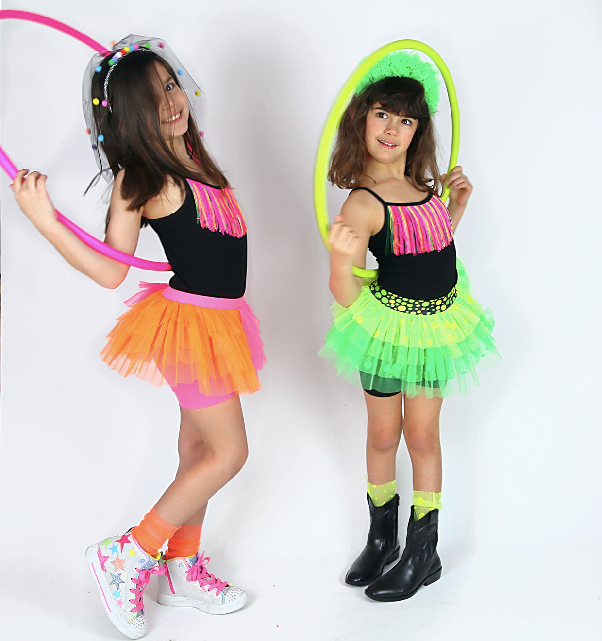 Black Fringe Strappy