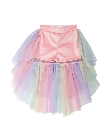 Candy Ombre Mini Tutu Shorts