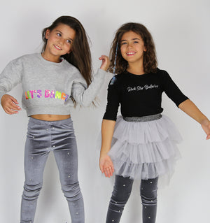 Let's Dance Cropped Sweat