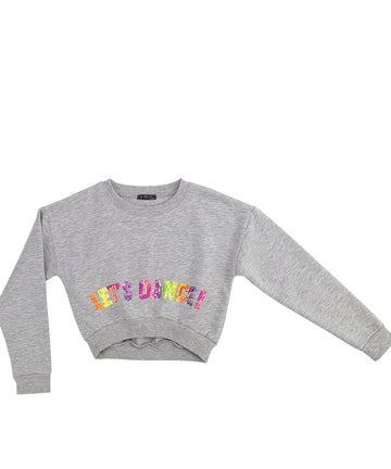 Let's Dance Cropped Sweat