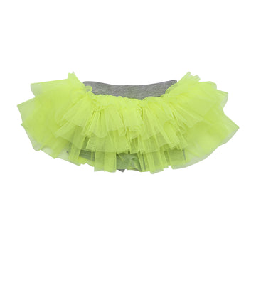 Neon on Grey Mini Tutu Shorts