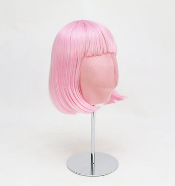 Pink Long Bob Party Wig