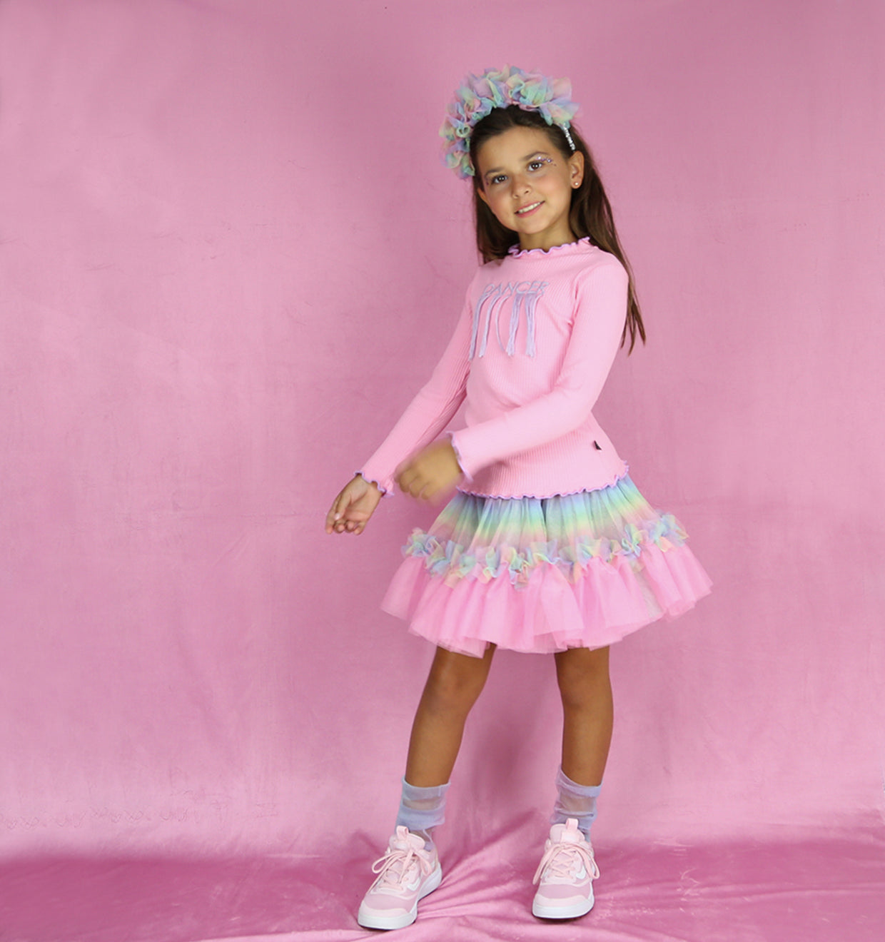 Candy Ombre Tulle Socks