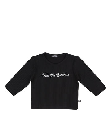 Rock Star Ballerina Crop Top