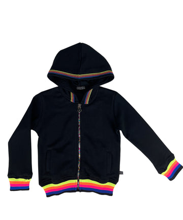 Pop of Colour Hoodie Jacket