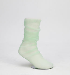 Green Tulle Socks